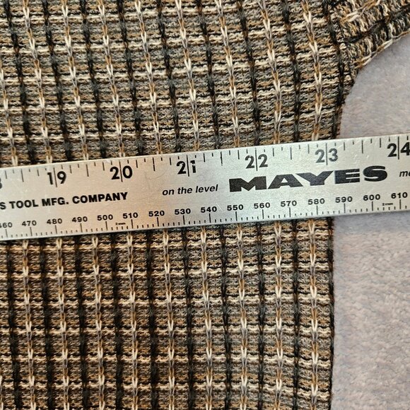 The Italian Sweater Co. Mens Large 3D Knit Geometric Grandpa wool blend Crewneck - Picture 6 of 10